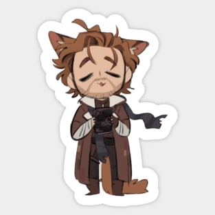 Cat Wizard Sticker